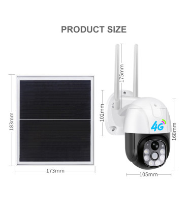 دوربین اسپیددام وای فای سولار 4G