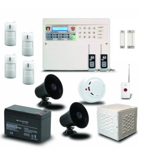 دزدگیر اماکن بی سیم با دوربین و تلفن کننده سیمکارتی