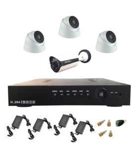 پک 4کانال دوربین مداربسته 6104