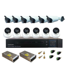 پک دوربین مداربسته چیرکار,کد CH-117